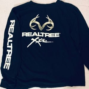 Men’s large long sleeve Real Tree T-shirt
